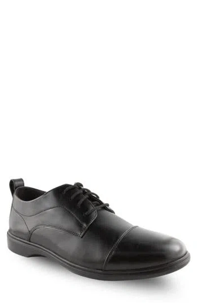 Deer Stags Sienna Mens Cap Closed Toe Oxford Shoes In Black