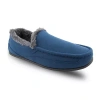Deer Stags Spun Mens Slip-on Slippers In Blue