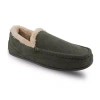Deer Stags Spun Mens Slip-on Slippers In Green
