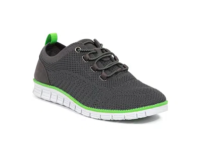 Deer Stags Status Jr (little Kid/bigkid) Boys Shoes Dark Grey/neon Green : 4 Big Kid M, Leather