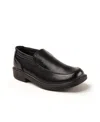 Deer Stags Toddler, Little, And Big Boys Wide Brian Slip-on Dress Comfort Shoe In Black