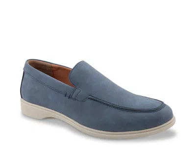 Deer Stags Wide Width Porto Loafer In Blue