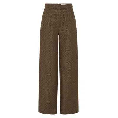 Deer You Women's Neutrals Ivy Impressing Tailored Trouser In Kalamatta Olive In Green