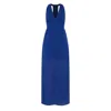 Deer You Odette Halter Full Length Gown In Cobalt Blue In Blue