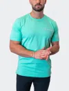 Default Tee Signature Mintgreen In Blue