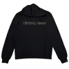Defend Paris Men's Pullover Hoodie In Black In Black