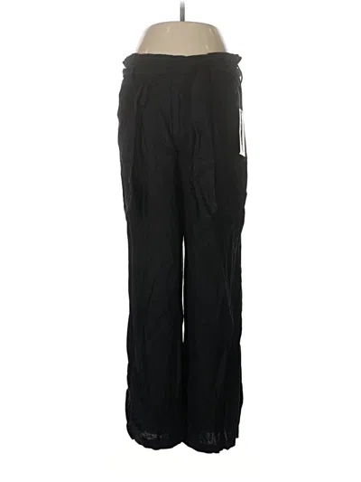 Pre-owned Definitions Linen Pants In Black