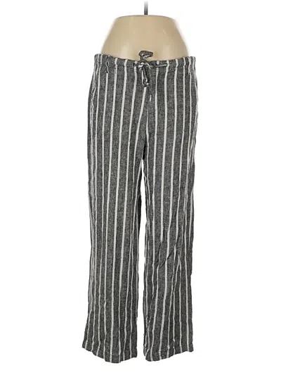 Pre-owned Definitions Linen Pants In Gray