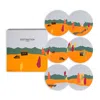 Degrenne Paris Destination Foret Round Plates, Set Of 6