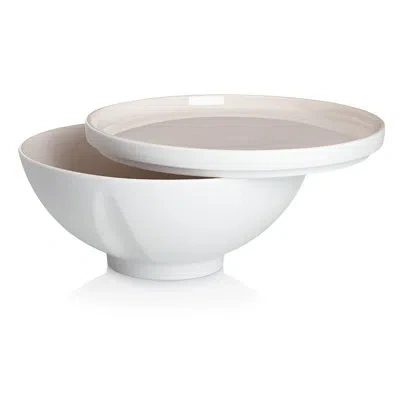 Degrenne Paris L'econome By Starck 30 Oz. Porcelain Salad Bowl In Blush Pink