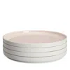 Degrenne Paris L'econome By Starck Plates, Set Of 4 In Blush Pink