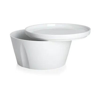 Degrenne Paris L'econome By Starck Porcelain 43 Oz. Salad Bowl In White