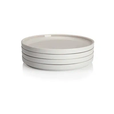 Degrenne Paris L'econome By Starck Porcelain 7.0866" Dinner Plate In Gray