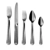 Degrenne Paris L'empreinte Flatware 5 Piece Place Setting In Silver