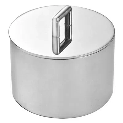Degrenne Paris Newport Cafeterie Sugar Bowl With Lid In Silver