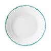 Degrenne Paris Reminiscence Coupe Plates, Set Of 4 In White/green