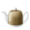 Degrenne Paris Salam 4 Cup Teapot In White/bronze