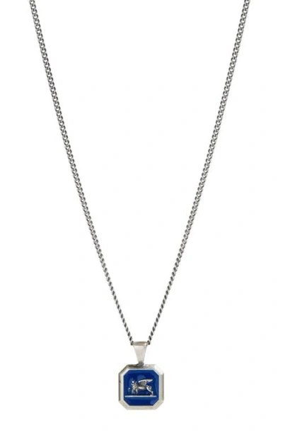 Degs & Sal Venetian Lion Pendant Necklace In Blue