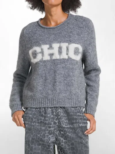 Deha Crew Neck Sweater In Grigio