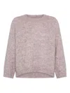 Deha Crew-neck Sweater In Pink