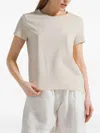 Deha Crew-neck T-shirt In Neutral