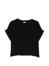 Deha Cuffed T-shirt In Black