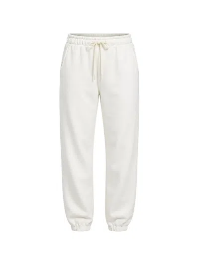 Deha Drawstring Elasticated Track Pants In White