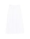 Deha Drawstring Skirt In White