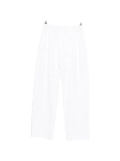 Deha Drawstring Trousers In White