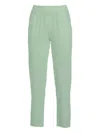 Deha Elastic-waist Side-pocket Trousers In Green