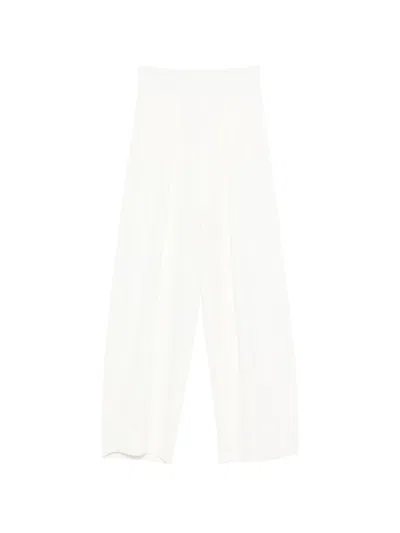 Deha Elastic-waist Track Pants In White
