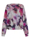 Deha Floral-print Sweatshirt In Pink