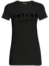 Deha Rhythm Printed T-shirt In Black