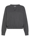 Deha Herringbone Sweatshirt In Gray