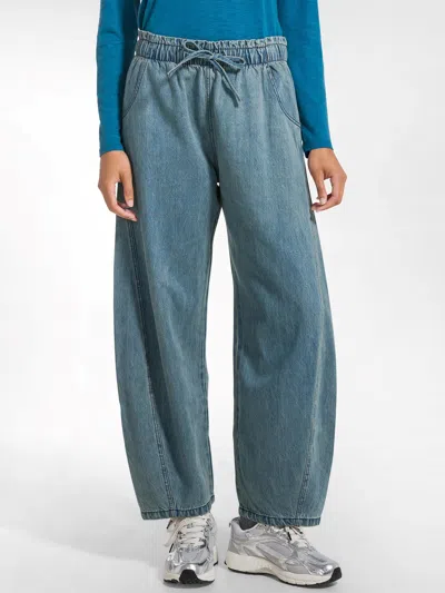 Deha Low Curve Denim Trousers In Blu