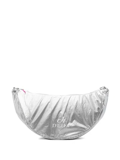 Deha Metallic Crossbody Bag In Neutral
