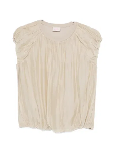 Deha Panelled Top In Neutral