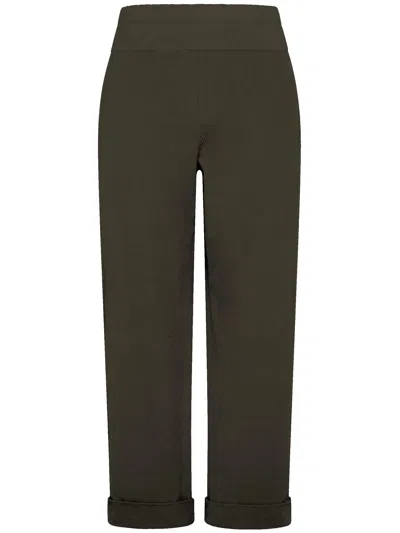 Deha Elastic-waistband Trousers In Brown