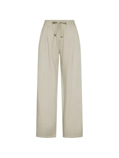 Deha Pleated Drawstring Trousers In Neutral