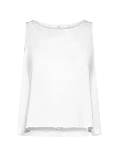 Deha Poplin Sleeveless Top In Gray