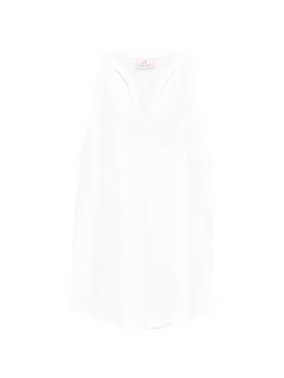 Deha Racer-back Tank Top In White