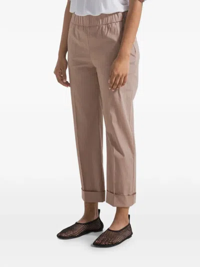 Deha Rolled-hem Trousers In Pink