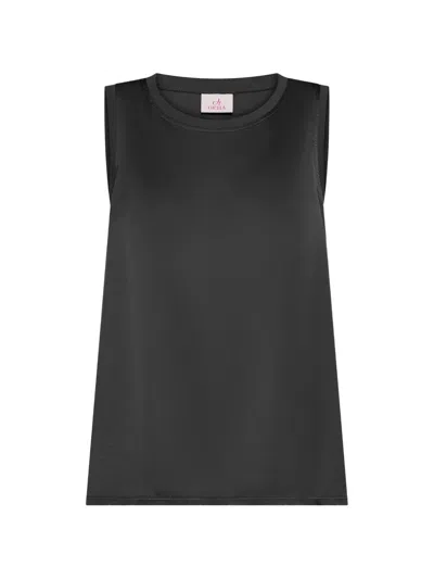Deha Sleeveless Tank Top In Black