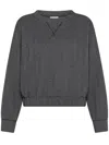 Deha Herringbone Sweatshirt In Gray