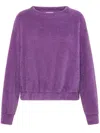 Deha Crew-neck Brushed Sweatshirt In Multi