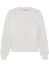 Deha Crew-neck Sweatshirt In White