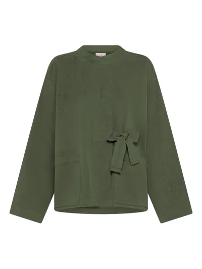 DEHA TIE-WAIST PATCH-POCKET JACKET
