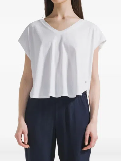 Deha V-neck T-shirt In White