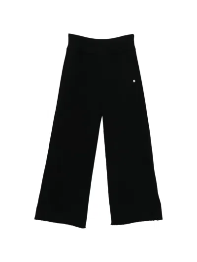 Deha Wide-leg Palazzo Pants In Black