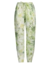 Deha Woman Pants Light Green Size L Linen In Green